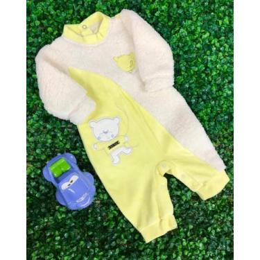 Imagem de Macacão Longo Infantil  Masculino Plush  Ted  Amarelo - BELA FASE, M