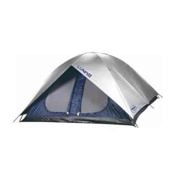 Imagem de Barraca Camping Luna Para 8 Pessoas Impermeável Azul - Mor