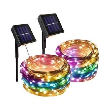 Imagem de Luzes De Cordão Solares À Prova d'Água 32M 22M 11M 7M Para Jardim Exte