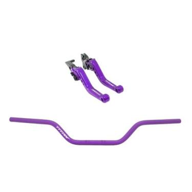 Imagem de Kit Manete Guidão Esportivo Titan 125 150 160 Lona a Laser - Special L