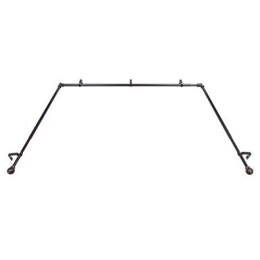 Imagem de Decopolitan Conjunto de varão de cortina para janela saliente, bronze polido a óleo