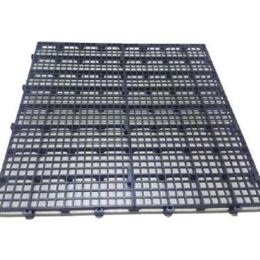 Imagem de Kit 25 Pisos Plástico Preto Estrado 50X25Cm