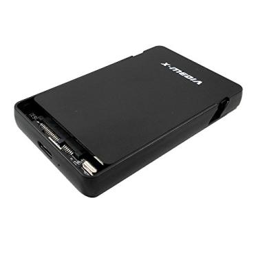 Imagem de X-MEDIA Estojo externo para disco rígido USB 3.0 SATA I/II/III sem ferramentas de 2,5 polegadas para HDD SATA e SSD de 7 mm/9,5 mm 2,5 polegadas [XM-EN2279U3]