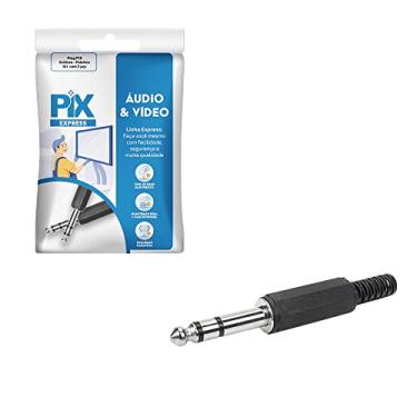 Imagem de PIX Plug P10 Mono - Plastico - Kit Com 2 Plugs