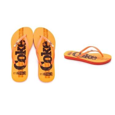 Imagem de Chinelo feminino coke bands coca cola CC3316