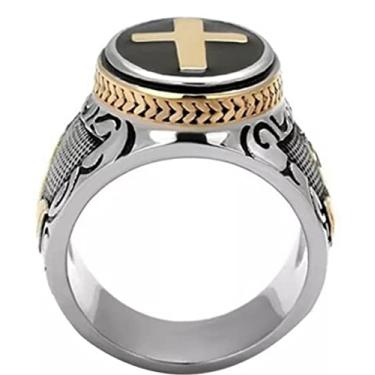 Imagem de Anel aço inox Cruz 17/18/19