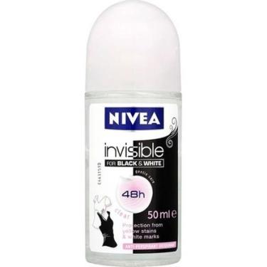 Imagem de Desodorante Roll-On Nivea Feminino Black White Clear 50ml NÍVEA
