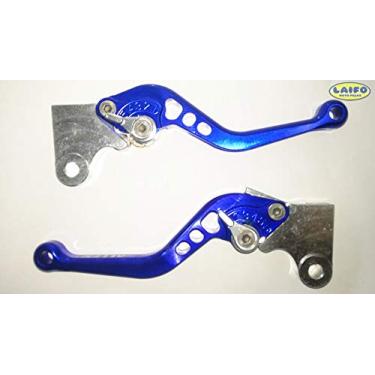 Imagem de Manete Sport Aluminio Titan 150 (tambor) Prata Azul