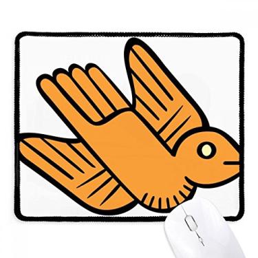 Imagem de Mouse pad indiano abstrato desenho pássaros borda costurada tapete de borracha para jogos