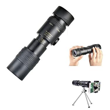 Imagem de Novo telescópio monocular de lente única, câmera do telefone móvel 10-300x40 Múltiplos grandes, mini-monóculos com zoom telescópico de alta definição