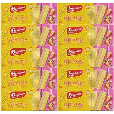 Imagem de Kit c/10 Wafers Bauducco 140g - Morango