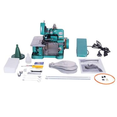 Imagem de Máquina Costura Overlock Profissional Importway Chinesinha Semi Industrial 150W 220V Com Acessórios