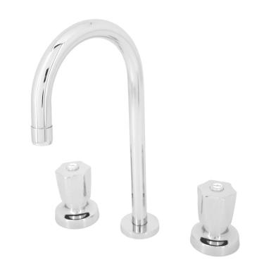 Imagem de Torneira Misturador Lavatório Bica Alta 3196 C50 1/4 Volta