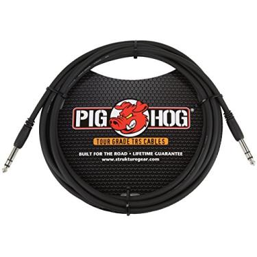 Imagem de Pig Hog Cabo de instrumento TRS de alto desempenho PTRS10 de 1/4", 3 m