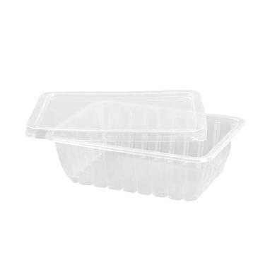 Imagem de KIT 25 POTES E 25 TAMPAS RETANGULAR PARA FREEZER E MICROONDAS 250 ML