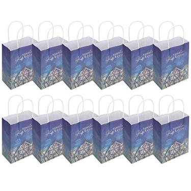 Imagem de Saco de Presente do Ramadã 12 Unidades de Papel para Embrulho de Presente Sacola de Decorações Suprimentos Itens Decorativos Sacola do Ramadã Ornamentos Saco de Presente de Papel