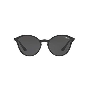 Imagem de Óculos de sol femininos VOGUE VO5255S redondos, Black/Grey, 55 mm