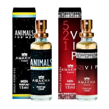 Imagem de Kit 2 Perfume Animals 521 Vip Men Masculino Amakha Paris