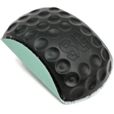 Imagem de Serious Grit - Bloco lunar de lixa manual de 12,7 cm - Serve para discos de lixa de gancho e laço de 12,7 cm - Design ergonômico com patente pendente para marcenaria, acabamento de móveis, automotivo,