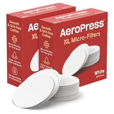 Imagem de AeroPress XL Pacote de Filtros de Reposição - Microfiltros para Cafeteira AeroPress XL Estilo Espresso - Pacote com 2 (400 unidades)