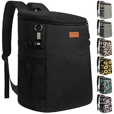 Imagem de Mochila térmica para acampamento, 30 latas, com isolamento térmico, à prova de vazamento, à prova de vazamento, à prova d'água, almoço, piquenique, praia, viagem, trabalho, viagem, bebida, cerveja