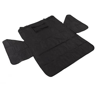 Imagem de Capa de Assento do Carro do Cão, Espaço Expandido Preto Pet Assento Traseiro Cobre Pano Oxford Impermeável para Suvs para Caminhões