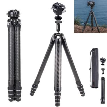 Imagem de Tripé para câmera de viagem Falcam TreeRoot Quicklock, portátil de fibra de carbono, DSLR profissional, suporte para câmera fotográfica, panorâmica, inclinação, suporte para Sony para Canon e tripé