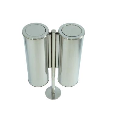 Imagem de Lixeira Externa Dupla 50L com Aro basculante