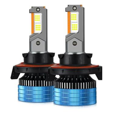 Imagem de Farol alto T17 H7 H4 H11 H13 9005 9006 9012 150W automotivo três tubos de cobre LED lâmpada de farol 20000LM LED luz do carro 6000K branco frio, kit de conversão de chip CSP ultra brilhante de alta