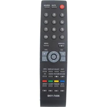 Imagem de Controle Remoto TV AOC Led Lcd com Tecla Service - MXT