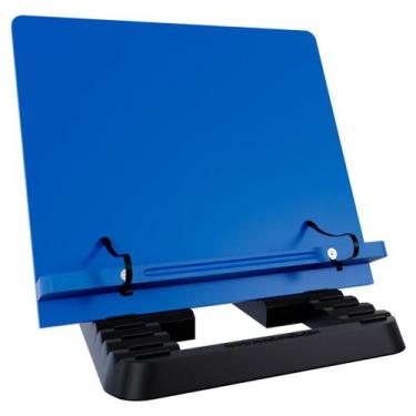 Imagem de Suporte Para Livro E Notebook Resistente Ergonômico Azul - Marca Fácil