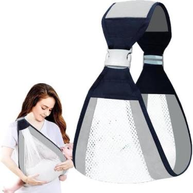 Imagem de Canguru Porta-Bebês sling Ajustável premium Carregue seu bebê até 48 meses com conforto e total segurança, ideal para o dia a dia