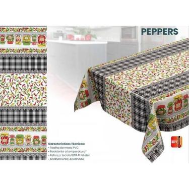 Imagem de Toalha de Mesa Estampada Térmica e Impermeável 140x200 Admirare, Peppe
