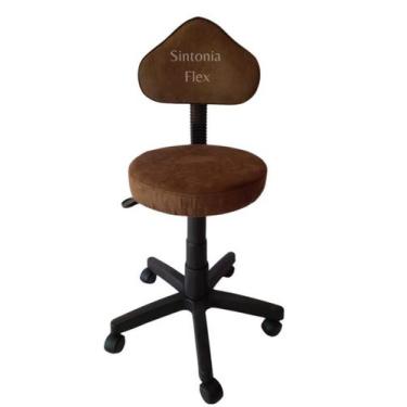 Imagem de Cadeira Mocho Verona Regulagem Altura A Gás Base Rodízio - Sintonia Fl