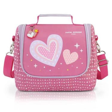 Imagem de Bolsa Lancheira Necessaire Térmica Lanches Infantil Criança Menino Men