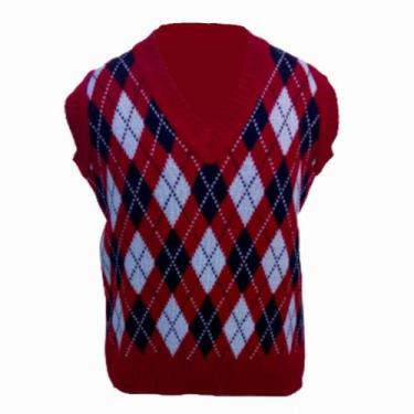 Imagem de Colete Suéter Infantil Menino Moda Tricô Inverno Linha Premium - LILAS