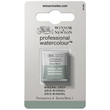 Imagem de Aquarela profissional Winsor and Newton, coleção Revival, meia panela, cinza mineral