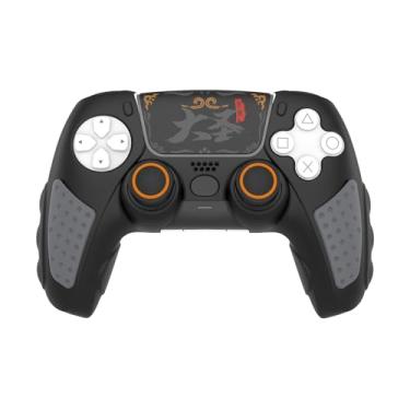Imagem de IINE Capa de controle PS5, capa protetora macia antiderrapante com adesivo de touchpad/tampas de joystick