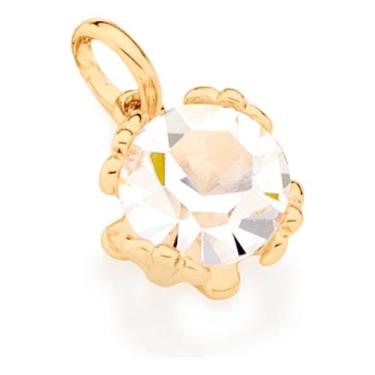 Imagem de Pingente Solitário Formado Por Zircônia Re 541662 - Rommanel, Branco, 
