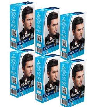 Imagem de Kit 6 Loção Restauradora Masculina Azul 160Ml - Palmindaya