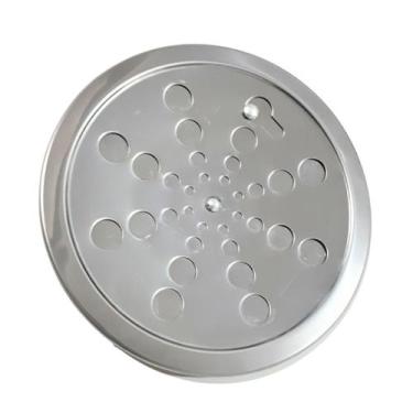 Imagem de Ralo grelha inox redondo rotativo abre e fecha com 15cm - Tecnotrava