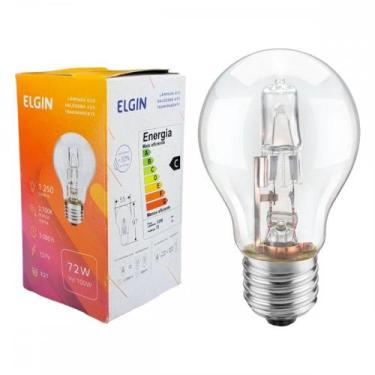 Imagem de Lampada Halogena A-55 Elgin 72W. E-27 127V., 110V