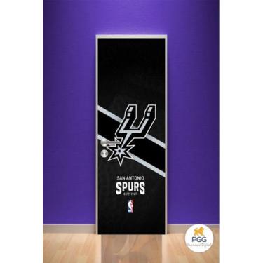 Imagem de Adesivo de porta - SPURS - NBA - BASKETBOL - PGG Impressão Digital, 93