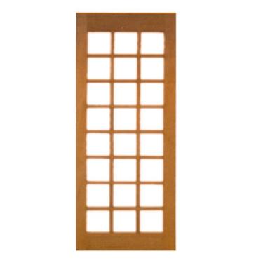 Imagem de Porta de Madeira 24 Vidros Reta Maciça Cedro Arana Casmavi, 80cm x 210