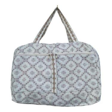 Imagem de Mala Bagagem Sacola Viagem Grande Resistente Artesanal Útil - HGM