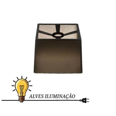 Imagem de Cúpula Quadrada para Abajur, Pendentes e Lustres Termoplástico - ALVES