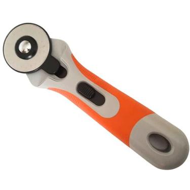 Imagem de Cortador Circular Manual com Protetor Disco de 45mm Aço Inox Cabo Embo