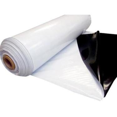 Imagem de Lona Preta E Branca Dupla Face 150 Micras Silagem 6x30 / 30x6 - CARGA 