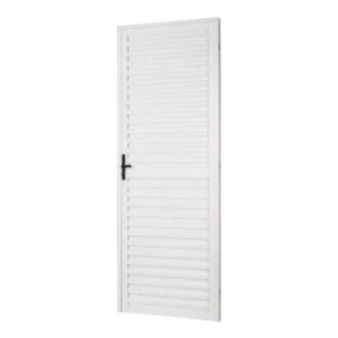 Imagem de Porta de Giro 1F. Aluminio Branco - ALUGUAPO, 10kg, 800x2200