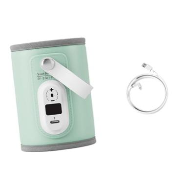 Imagem de Kokiya Aquecedor de Mamadeira Portátil para Leite de Bebê, Aquecedor de Mamadeira com Display LED, Aquecedor de Mamadeira USB, 6 a 8 Cm
